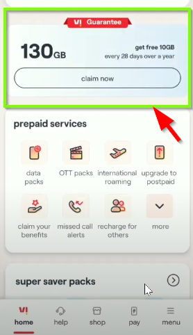 vi free data up to 130GB