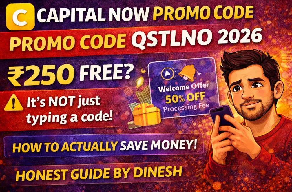 Capital Now Promo Code banner