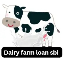 dairy farm loan sbi